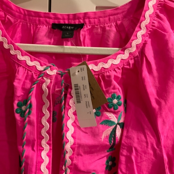 J Crew short dress, beach cover up, size L - Picture 2 of 3